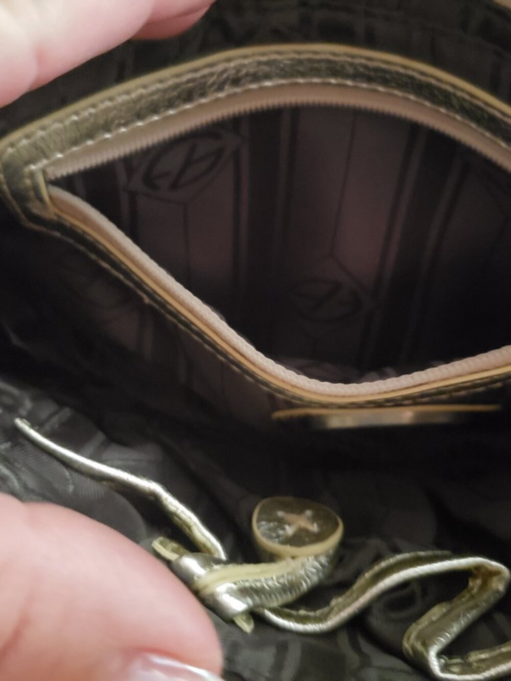 Vintage gold FrancescoBiasia handbag - Picture 4 of 5